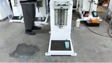 Concave pad printing machine