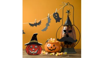 Enchanting LED Pumpkin and Ghost String Lights for Spooky Decor1