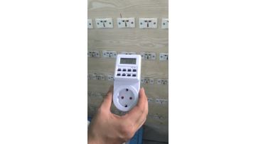 Practical operation EU Plug Digital Weekly Programmable Electrical Wall Plug-in Power Socket Timer Switch Outlet Time Clock