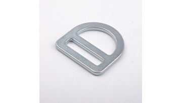 Triangle D Ring Double Factory High Quality Safety Metal Webbing Nickle 45mm Safety Harness Accessories ZINC Plated 5000lbs/23kn1