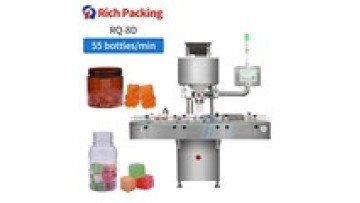 8 Channel Pectin Oiled Gummy Counter 8 Track Sugar Powder Candy Gummy Counting Machine1