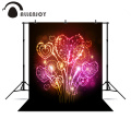 Allenjoy photography background light spot fond New Year fireworks Love hearts backdrop firecrackers photographic background
