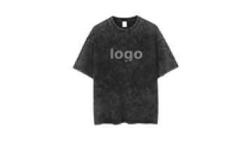 Acid Wash Vintage T shirt Streetwear washed  cotton t shirts Custom Your Own Logo drop shoulder oversized1
