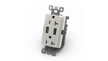 SXUT20amp and 15amp USB wall outlet