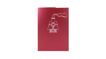 3D Christmas Train Pop-Up Card