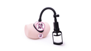 Breast Enhancement Vacuum Cup with Clitoral Suction Vibe1