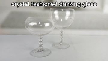 Unique Creative Stem Crystal Cocktail Wine Glasses