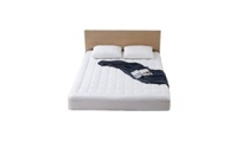 120GSM microfiber cooling and heating mattress pad soft pleat skin fabric mattress topper pad1