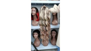 Colored OP4/613 highlight wig vendor wholesale blonde transparent lace front wig human hair straight 613 hd frontal lace wig1