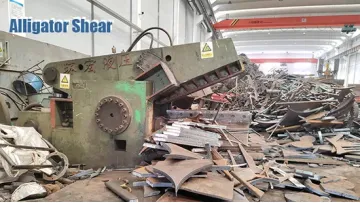 Small Crocodile Shear Machine Scrap Steel Iron Copper Hydraulic Alligator Shear1