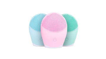 Guangdong face massage beauty machine silicone vibrating facial cleansing brush1