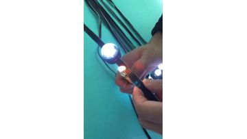 LED Mesh Screen fireproofing test video