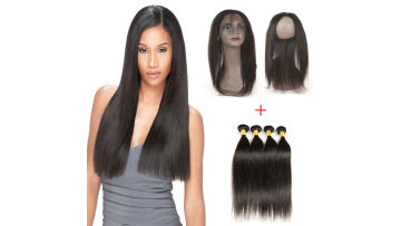 Wholesale raw indian remy hair extension brazilian hair bundles Virgin Straight Human Hair Weft bundle weave vendor1