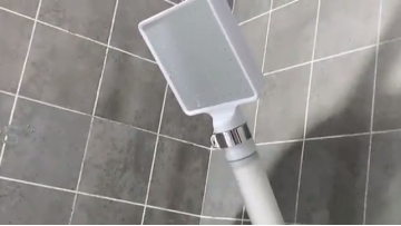 Big water purify filter hand shower head square water flow control PP cotton filter hand shower1