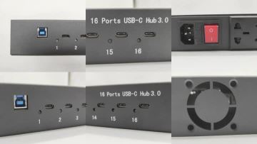16 ports USB-c Hub 3.0