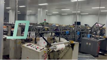 Paper bag factory produces paper bag video