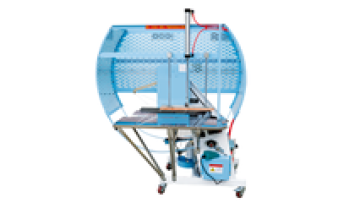 Semiautomatic cardboard paper PE Twine Packing banding machine for sale1