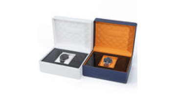 Han Hong luxury high-quality custom Logo watch case PU leather gift packaging Jewelry display box men's and women's watch box1