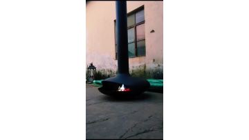 100cmx3 meter hanging wood fireplace