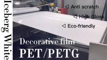 Iceberg White PETG film