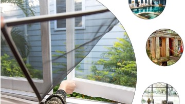 Easy Diy Magnetic Insect  Mosquito  Bug Fly Screen For Window1