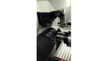 Numerical control slitting automatic lathe
