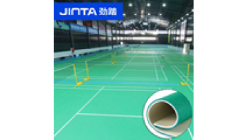 Indoor PVC Vinyl Roll Flooring for Badminton Courts (4.5mm-6.0mm)1