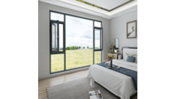 ODICK french window grill design aluminium window double glazed casement window1