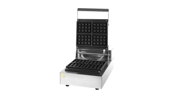 Small Pancake Electric Square Single Bubble Plates 4 Slice Machine Grill Small Pancake Electric Square Waffle Maker1