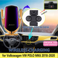 New Car Mobile Phone Holder for Volkswagen VW POLO MK6 AW 2018 2019 2020 Stand Telephone Bracket Air Vent Accessories for iphone