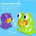 New Cute Frog Automatic Bubble Machine Blower Maker Bath toy Cartoon Animal Bubble Blower Maker Kids Outdoor Toys for Kids