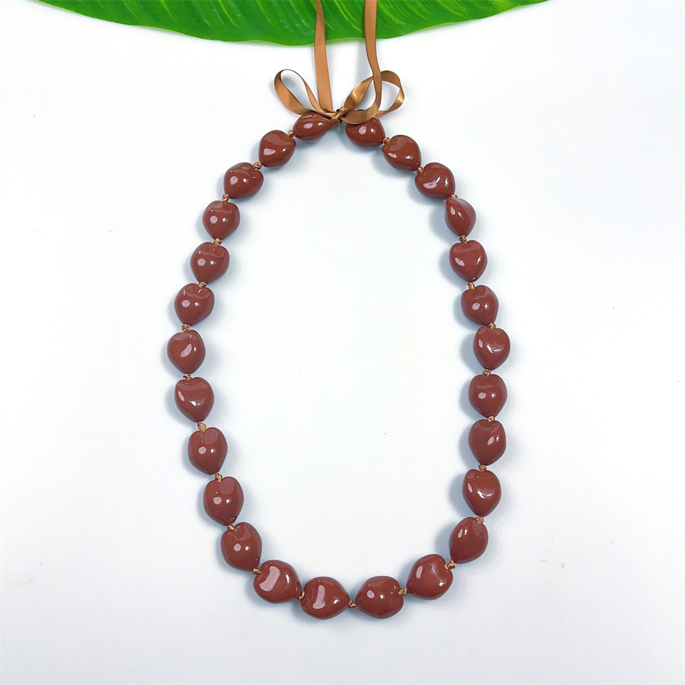 Kn Jn045s Kukui Nut Necklace