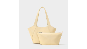 Flower Basket Melard Style Fashionable Soft Leathe