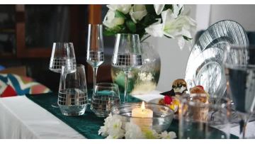 Electroplate titanium Wine Glass Set.mp4