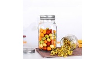Classics Style 250ml/300ml/380ml/500ml/ Pickle Jars Jam Container Honey Mason Jars With Canning Lid1