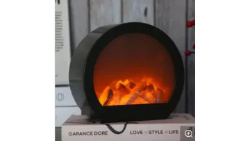 Touch Switch LED Decorative USB Rechargeable Simulation Flame LED Fireplace Lantern1