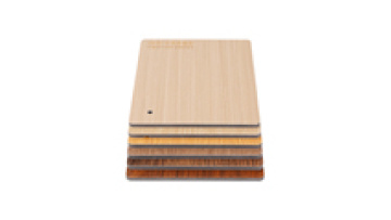 Waterproof Interior Wood Grain Pvc Wall Panels Bamboo Charcoal Wood Veneer Sheet1