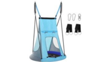 Kids Hanging Tree Swing with Tent for Indoor Outdoor Use1