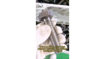 High strength hexagonal bolt