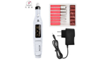 Hot Style Professional electric or usb nail drill machine bits file Kit polish 6 acrylic Gel pedicure tools nail art nail drill1