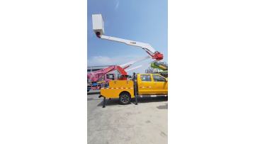 Insulated bucket arm high-altitude work vehicle