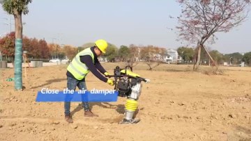 Accept OEM Compactor Machine Vibrating Tamping Rammer With GX160 Engine Max 8.5cm Jumping Stroke portable Tamping Rammer Machine1