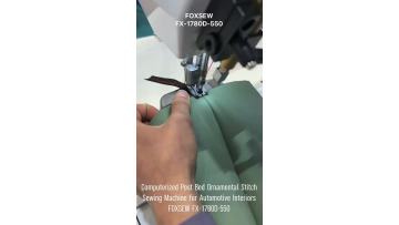 Post bed Ornamental Stitching Machine for Upholstery