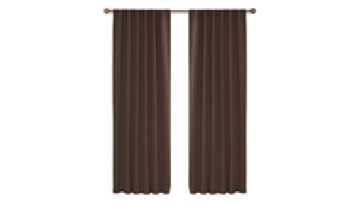Ready Made Blackout Chocolate Brown Curtains Thermal Insulated Grommet Curtain Panels for Bedroom1