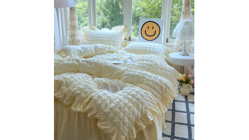 French Retro Princess Style Lace Duvet Cover