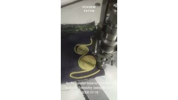 Handle Operated Universal Upper Lockstitch Embroidery Sewing Machine FOXSEW FX1118