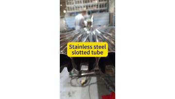 Stainless steel mirror slotted pipe