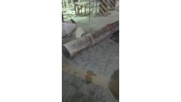 Replacement of dust collector pipes at the mixing plant