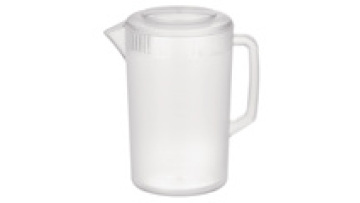 5L Translucent Plastic Jug with Lid - 5000ml Frosted Pitcher1