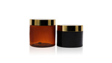 Food Grade Transparent PET Plastic Jars with Gold Lid (80ml-1000ml)1